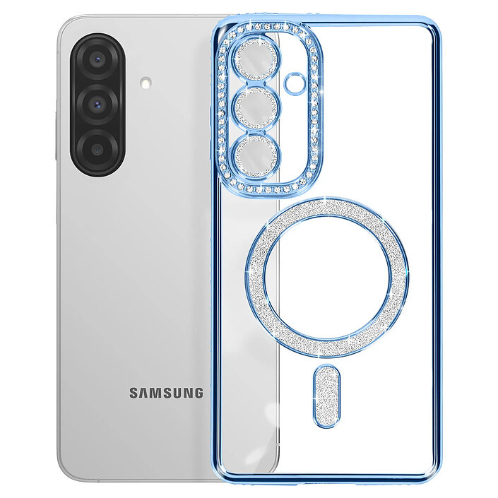 Avizar Coque pour Galaxy A27 Compatible MagSafe avec Contour Strassé pas cher