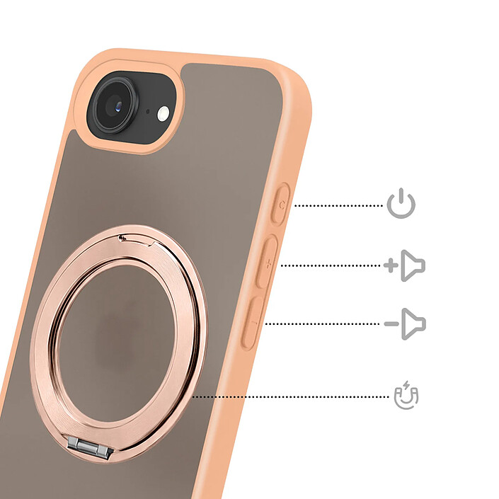 Avis Avizar Coque MagSafe pour iPhone 16e avec Anneau XL de Support Intégré