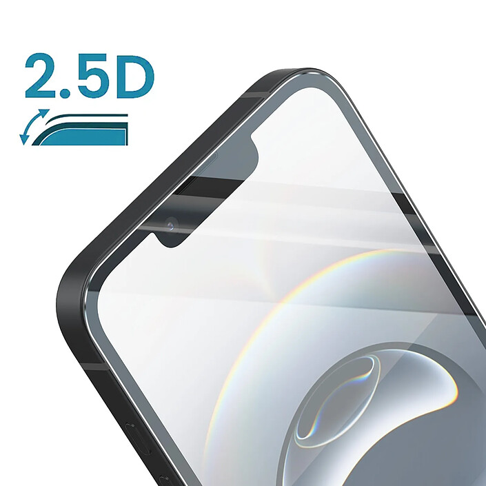 Avis Zanaé Verre Trempé pour iPhone 16e Protection Écran Biseautée 2.5D avec Kit de Pose Transparent