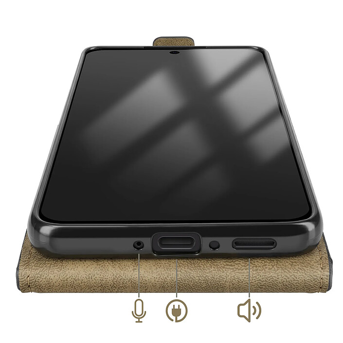 Acheter Avizar Étui à Clapet Vertical pour Galaxy A37 Magnétique avec Porte-carte Intégré