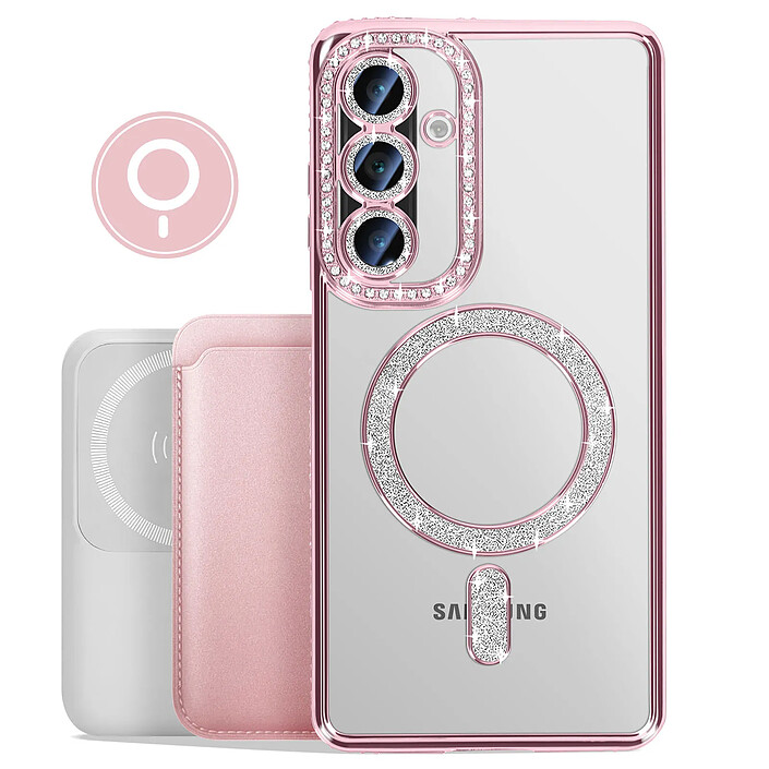Acheter Avizar Coque pour Galaxy A27 Compatible MagSafe avec Contour Strassé