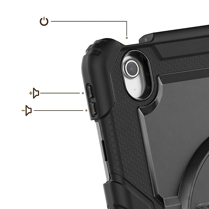 Avis Avizar Coque Intégrale pour iPad Air 13 Pouces avec Support Rotatif et Bandoulière