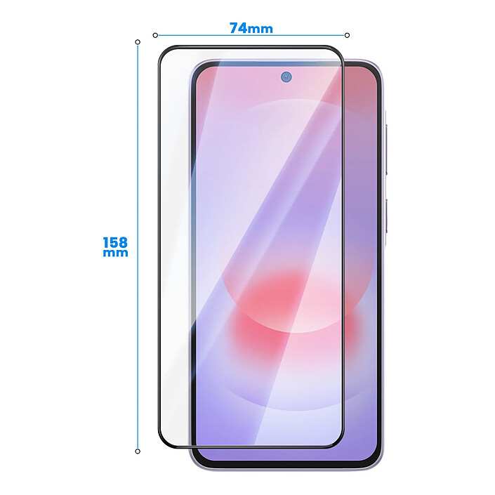 Avizar Protection d'Écran pour Galaxy A37 Full Glue en Verre Trempé Biseauté pas cher