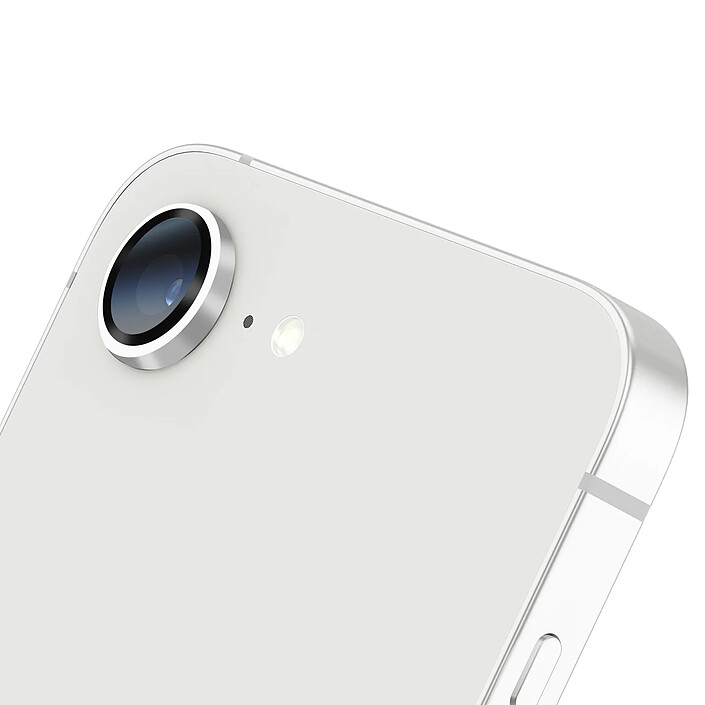 Zanaé Verre Trempé Caméra pour iPhone 16 Antichoc Qualité Photo Inchangée Argent pas cher