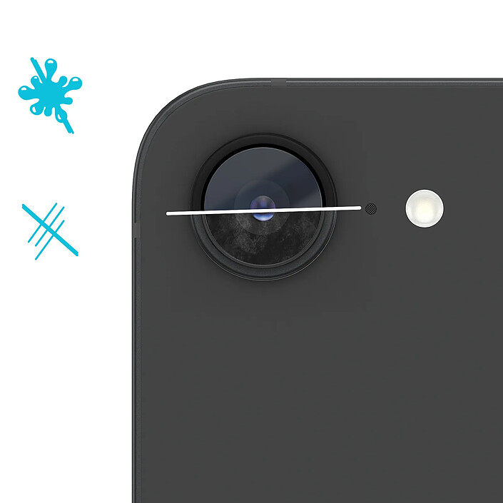 Avis Zanaé Verre Trempé Caméra pour iPhone 16e Antichoc Qualité Photo Inchangée Noir