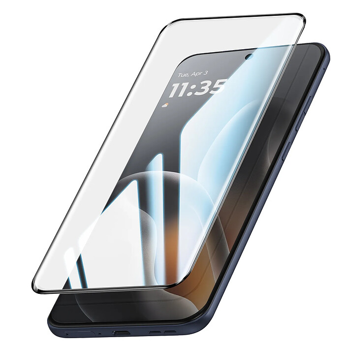 Avizar Protection d'Écran pour Motorola Edge 70 Fusion en Verre Trempé Incurvé