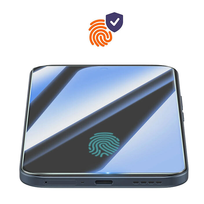 iMak Verre Trempé pour Realme 16 Pro Spécial Empreinte et Antichoc Transparent pas cher