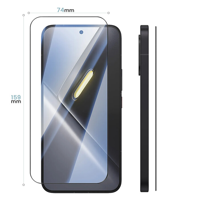 Avizar Protection d'Écran pour Poco X8 Pro Max en Verre Trempé Biseauté Antichoc pas cher