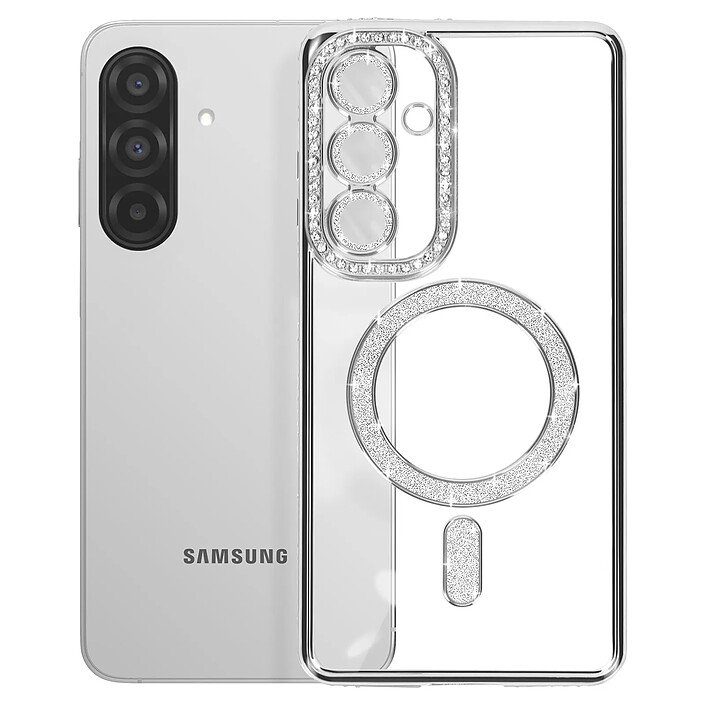 Avizar Coque pour Galaxy A27 Compatible MagSafe avec Contour Strassé pas cher