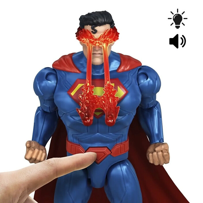 Acheter DC Premier - Figurine sonore et lumineuse Heat Vision Superman 16 cm