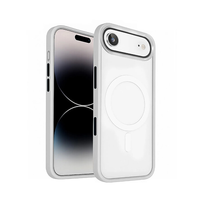 Jaym Coque Bumper pour iPhone Air compatible MagSafe avec Coins Renforcés Blanc / Transparent