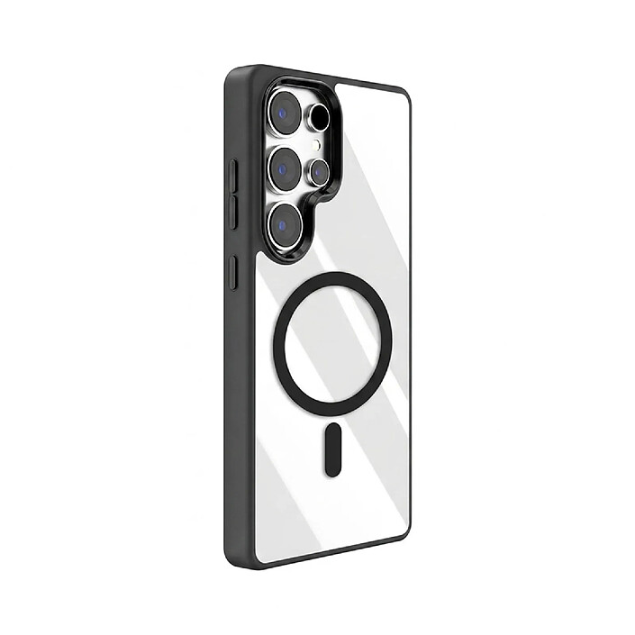 Jaym Coque Bumper pour Galaxy S26 Ultra compatible MagSafe avec Coins Renforcés Noir / Transparent
