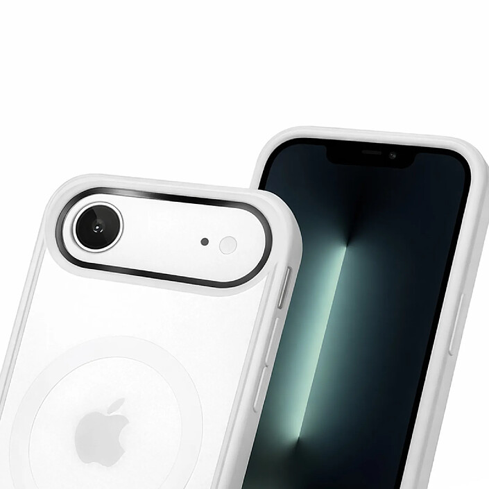 Avis Jaym Coque Bumper pour iPhone Air compatible MagSafe avec Coins Renforcés Blanc / Transparent