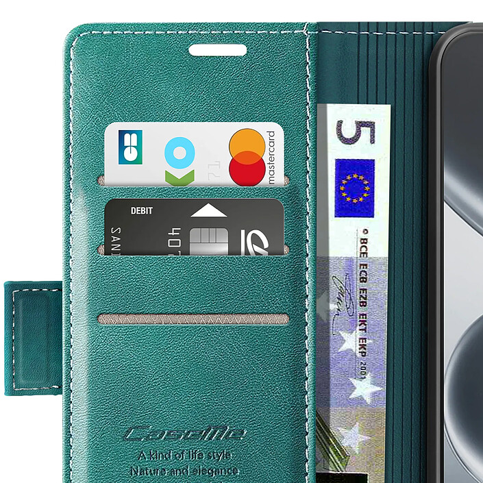 Avizar Étui Portefeuille Vintage pour Redmi Note 15 Pro 5G Collection CaseMe Anti-RFID pas cher