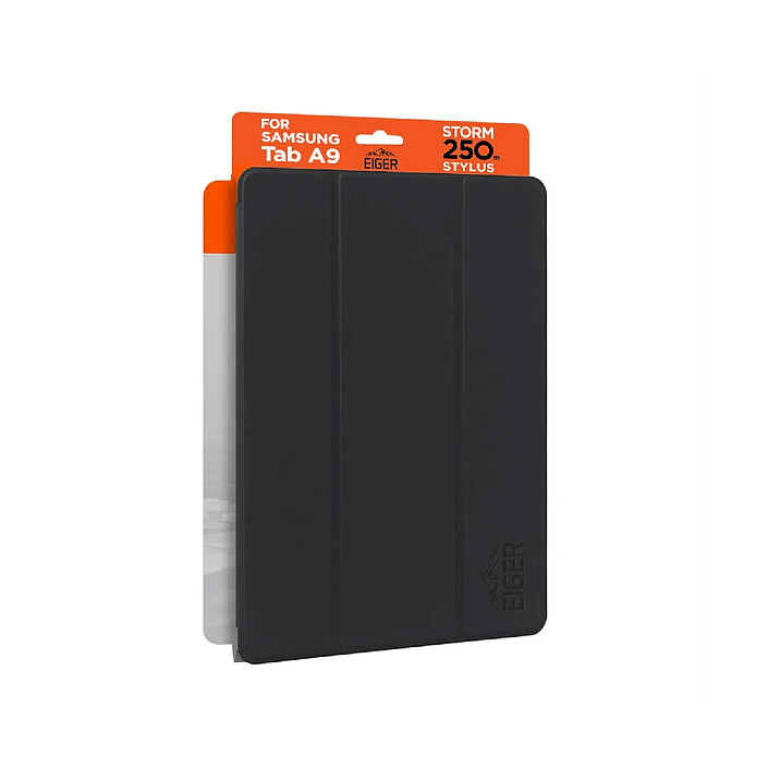 Eiger Étui Folio Magnétique pour Galaxy Tab A9 avec Emplacement Stylet Noir pas cher