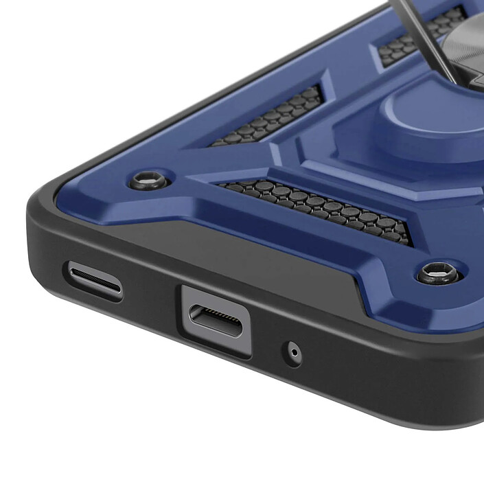 Acheter Mayaxess Coque pour Samsung Galaxy A17 Antichocs MIL-STD 810G avec Anneau Support Bleu nuit