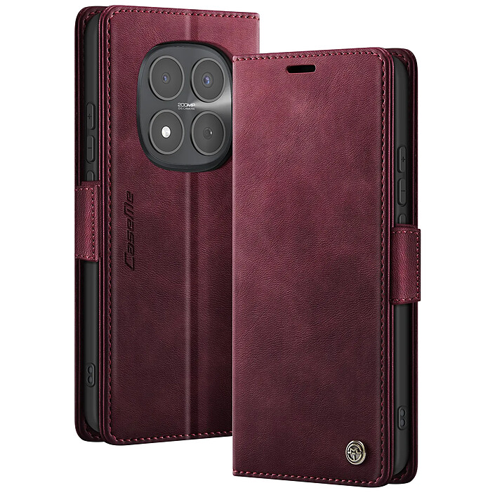 Avizar Étui Portefeuille Vintage pour Redmi Note 15 Pro 5G Collection CaseMe Anti-RFID