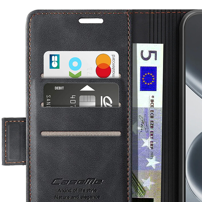 Avizar Étui Portefeuille Vintage pour Redmi Note 15 Pro 5G Collection CaseMe Anti-RFID pas cher