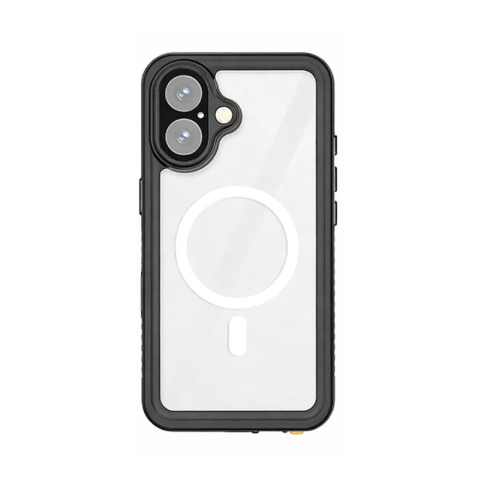 Avis Eiger Coque MagSafe Intégrale 360° pour iPhone 17 Étanche IP68 Drop-Test 2m Renforcé Noir / Transparent