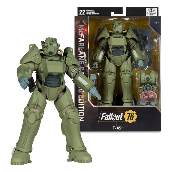 Acheter Fallout 76 Gaming Edition - Figurine T-45 Military Armor (Red Platinum Edition) 20 cm