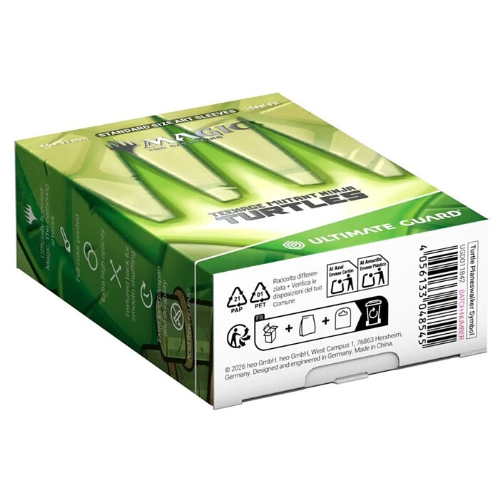 Acheter Ultimate Guard - Art Sleeves Magic: The Gathering | Teenage Mutant Ninja Turtles - Turtle Planeswalker Symbo