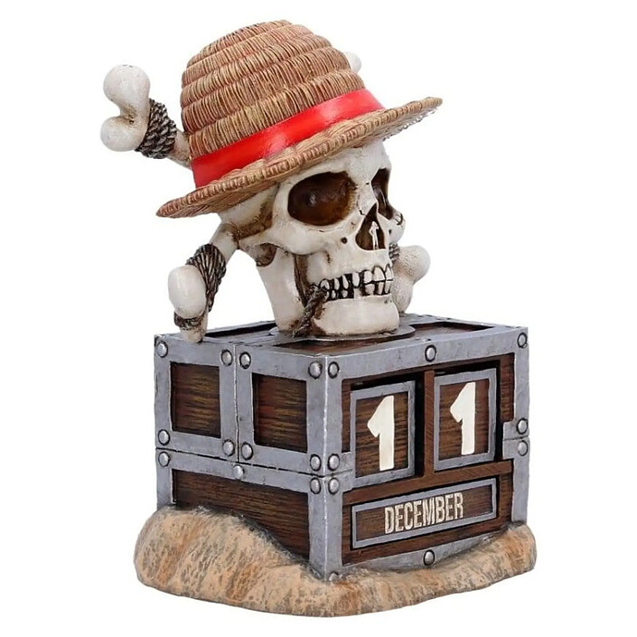 Acheter One Piece - Calendrier perpétuel Luffy Jolly Roger 16 cm