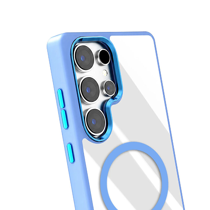 Avis Jaym Coque Bumper pour Galaxy S26 Ultra compatible MagSafe avec Coins Renforcés Bleu