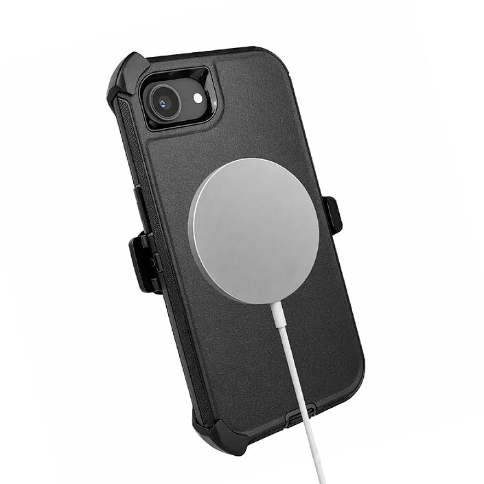 Avis Eiger Coque MagSafe pour iPhone 16 avec Clip Ceinture Coins Renforcés Noir