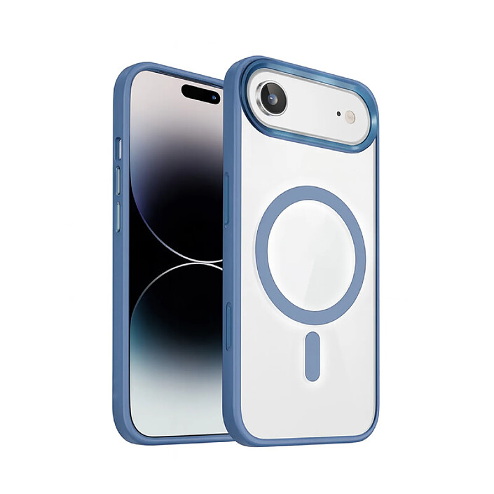 Jaym Coque Bumper pour iPhone Air compatible MagSafe avec Coins Renforcés Bleu
