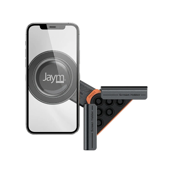 Jaym Support Voiture Magnétique pour Smartphone sur Écran de Bord Noir