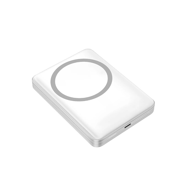 Avis Jaym PowerBank MagSafe 10000mAh 15W avec Affichage LED / Câble USB-C vers USB-C Blanc