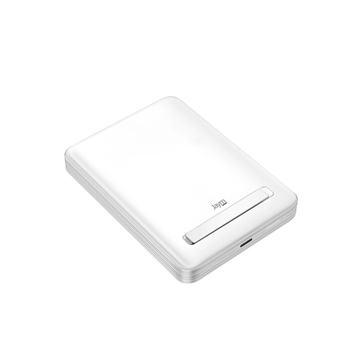 Acheter Jaym PowerBank MagSafe 10000mAh 15W avec Affichage LED / Câble USB-C vers USB-C Blanc