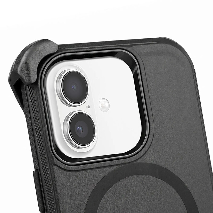 Acheter Eiger Coque MagSafe pour iPhone 17 avec Clip Ceinture et Coins Renforcés Noir