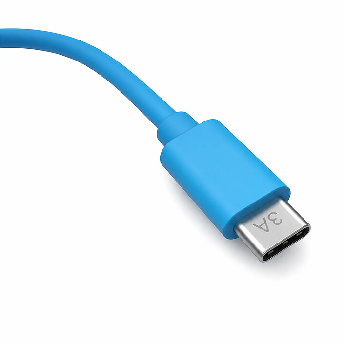 Avis Jaym Câble USB-C vers USB-C PD 60W 3A Charge et Synchronisation Collection POP 1.5m Bleu