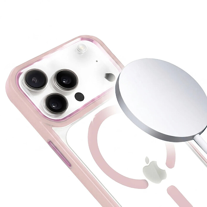 Avis Jaym Coque Bumper pour iPhone 17 Pro Compatible MagSafe avec Contour Renforcé Rose