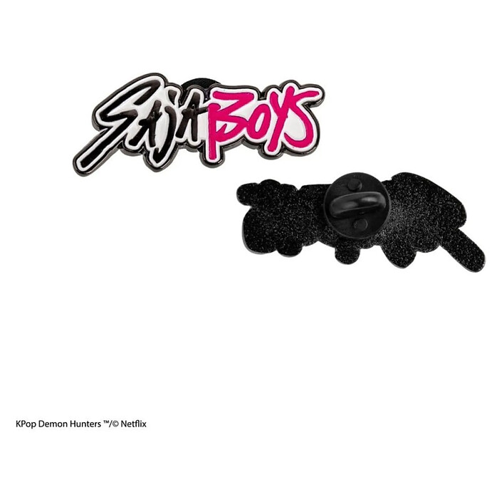 Avis KPop Demon Hunters - Pin's Saja Boys