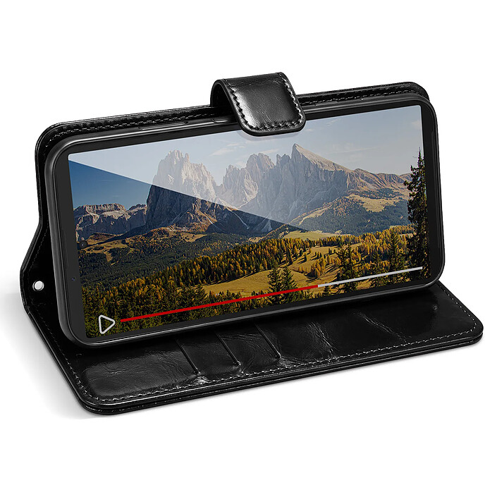 Acheter Avizar Étui Portefeuille pour Xperia 10 VII Effet Cuir Marbré avec Fonction Support