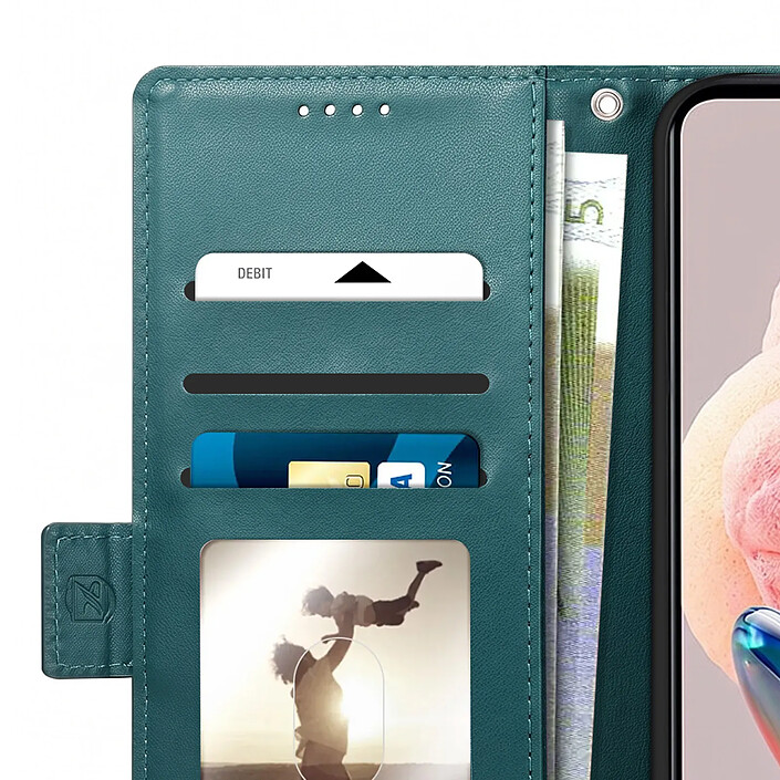 Avis Avizar Étui portefeuille pour Galaxy A27 Effet Cuir Cousu avec Fonction Support