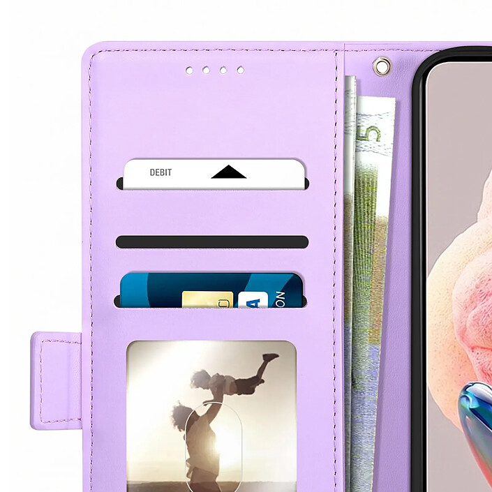 Avis Avizar Étui portefeuille pour Galaxy A27 Effet Cuir Cousu avec Fonction Support