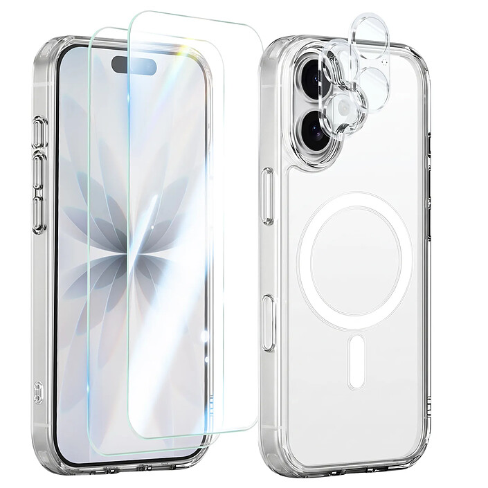 Avizar Pack Protection pour iPhone 17 avec Coque 2 Verres Trempés et 2 Films Caméra