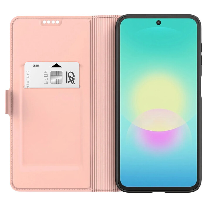 Avizar Étui portefeuille pour Galaxy A27 Effet Cuir Mat avec Support Vidéo pas cher
