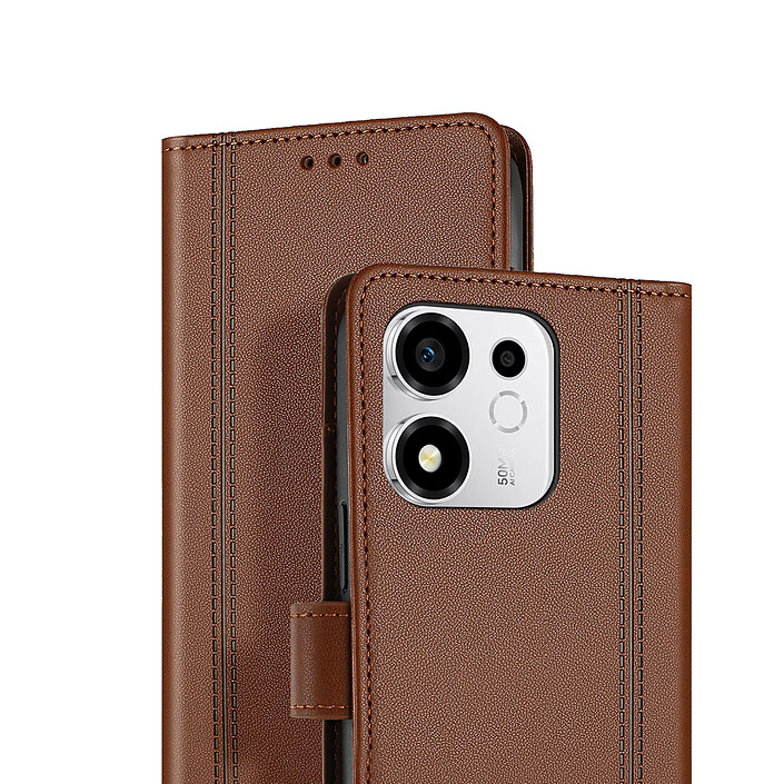 Avis Avizar Étui Maxi-Portefeuille pour Honor 600 Smart avec Dragonne Amovible