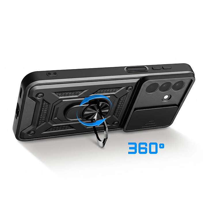 Avis Avizar Coque pour Samsung Galaxy A27 avec Bague Support et Cache Caméra Coulissant