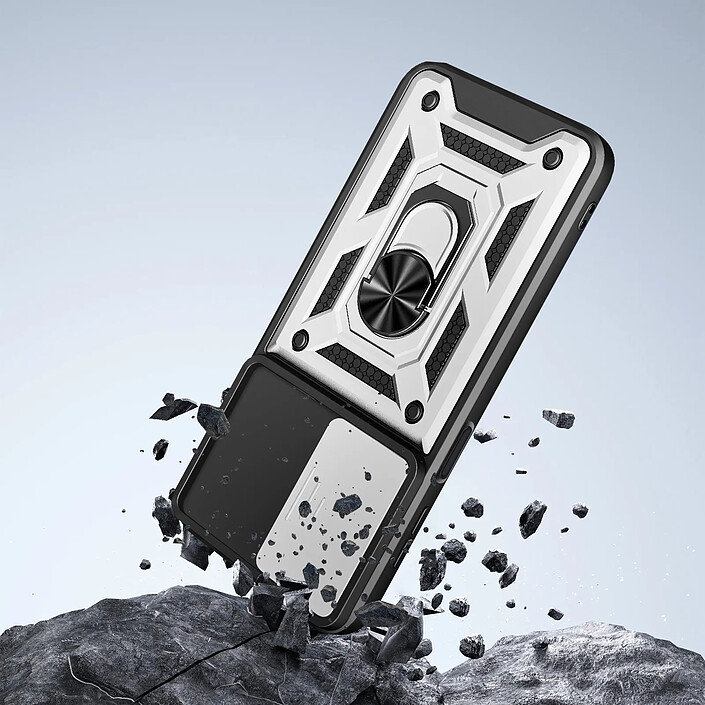 Avizar Coque pour Samsung Galaxy A27 avec Bague Support et Cache Caméra Coulissant pas cher