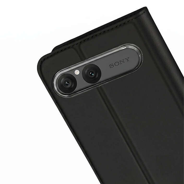 Avis Dux Ducis Étui Skin Pro pour Sony Xperia 10 VII avec Porte carte et Support Vidéo Noir