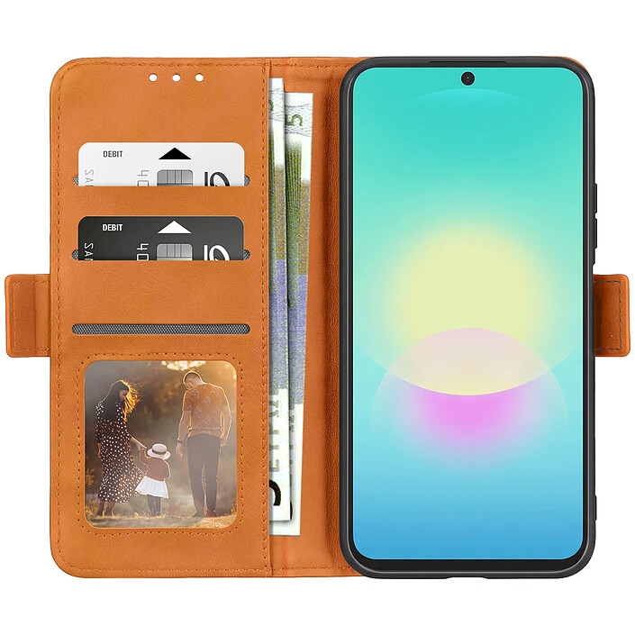 Avizar Étui portefeuille pour Galaxy A27 Effet Cuir Vintage avec Fonction Support pas cher