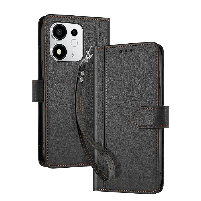 Avizar Étui Maxi-Portefeuille pour Honor 600 Smart avec Dragonne Amovible