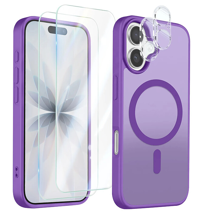 Avizar Pack Coque MagSafe pour iPhone 17 avec 2 Verres Trempés et 2 Protection Caméra