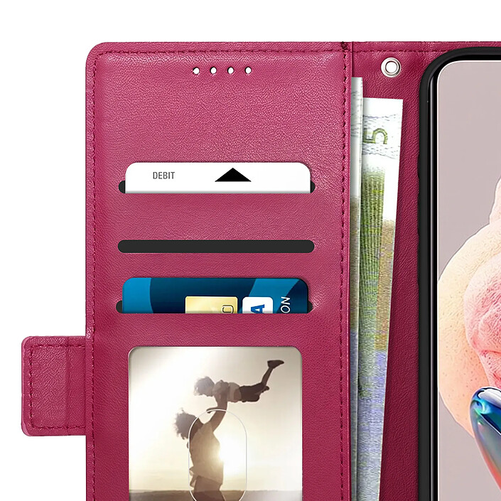 Avis Avizar Étui portefeuille pour Galaxy A27 Effet Cuir Cousu avec Fonction Support