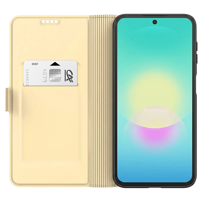 Avizar Étui portefeuille pour Galaxy A27 Effet Cuir Mat avec Support Vidéo pas cher